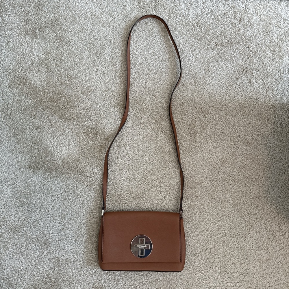 Kate Spade Women’s Leather Brown Crossbody Bag - Picture 2 of 7